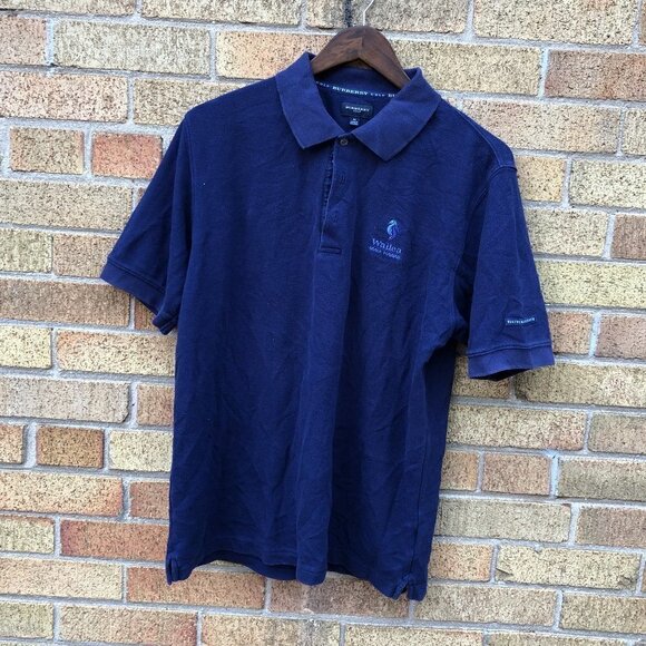 Vintage Burberry Golf Polo Button Up Shirt Medium - Picture 1 of 5